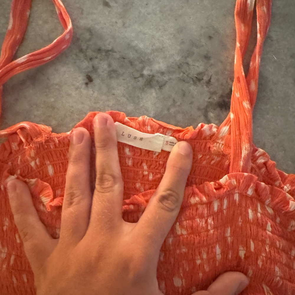 Lush Orange Crop Top Vibrant and Stylish